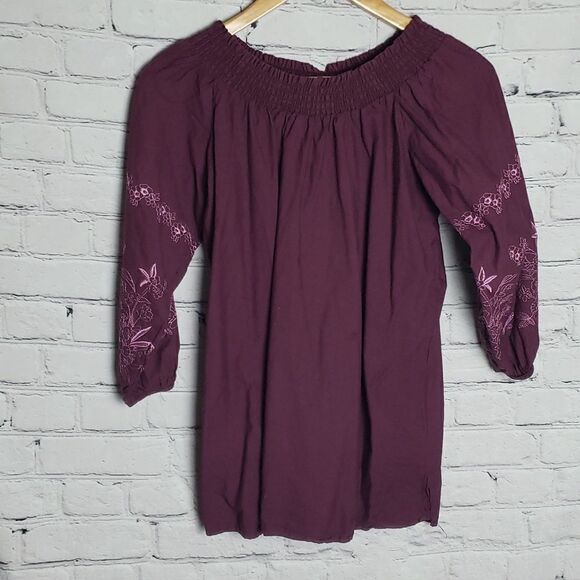 Serra Purple Blouse Top XL - Picture 1 of 9